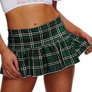 adult Teacher's Pet one size micro school girl costume skirt SK 2983